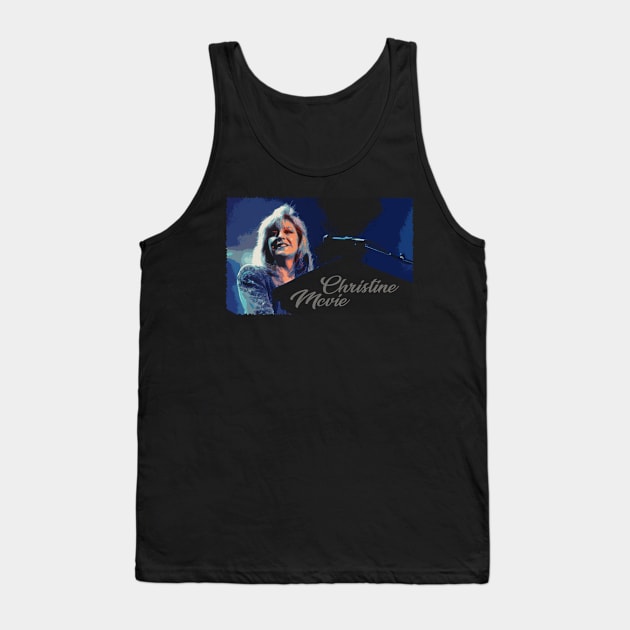 Fleetwood Mac's Soulful Siren Portraits Of Christine Mcvie Tank Top by MakeMeBlush